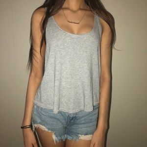 New Grey flowy tank top